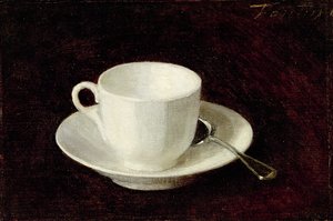 Witte kop en schotel, 1864