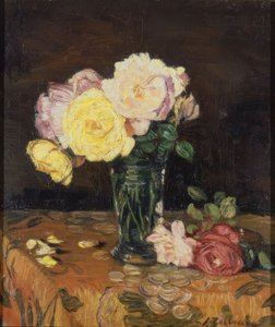 Bloemenvaas met rozen – 1931