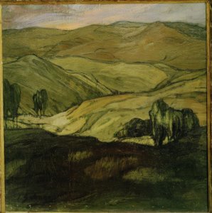 Ignacio Zuloaga / Landschap in Aragón – 1911