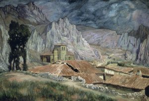 Landschap van Pancorbo – 1917