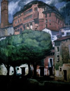 Aartsbisschoppelijk Paleis van Tarragona door Ignacio Zuloaga y Zabaleta