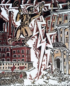 De Rode Bliksem, 1919 door Ignaty Nivinsky