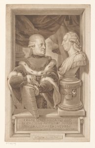 Portret van Franz Georg, Ritter von Kees door Ignaz Unterberger