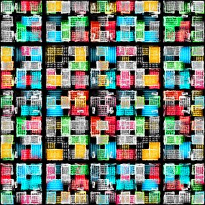Levendige abstracte blokken door Igor Shrayer