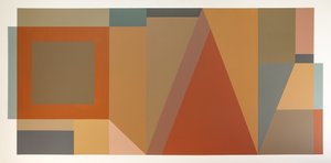 Abstracte kleurblokken door Ildefonso Martín
