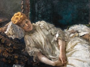 Louise de Riquet, gravin van Mercy-Argenteau door Ilya Efimovich Repin