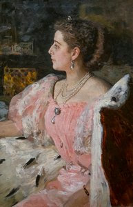 Natalia Golovin door Ilya Efimovich Repin