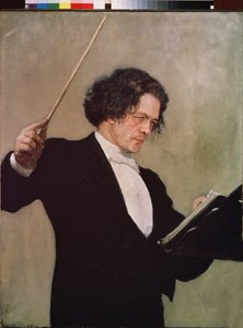 Portret van componist Anton Rubinstein