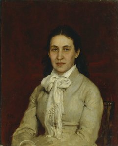 Portret van Yelizaveta Grigoryevna Mamontova 1847-1908, 1878