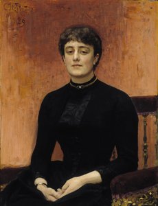 Portret van Yelizaveta Zvantseva door Ilya Efimovich Repin