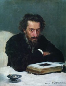 Portret van componist Pavel Ivanovich Blaramberg, 1884 door Ilya Efimovich Repin