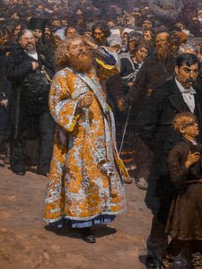 Religieuze processie in de provincie Koersk (detail)