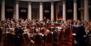De ceremoniële bijeenkomst van de Staatsraad, 7 mei 1901 door Ilya Efimovich Repin