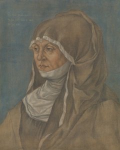 Portret van een vrouw, vermoedelijk Caritas Pirckheimer