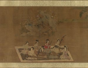 Dame Su Hui en Haar Verspuzzel, 16e eeuw door In the style of Qiu Ying