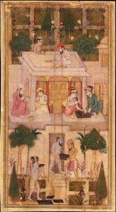 Boeken maken in een tuin door Indian Art