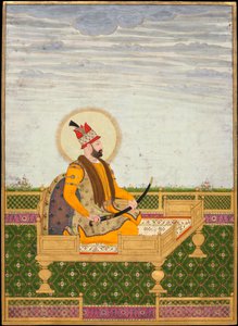 Portret van Nader Shah door Indian Art