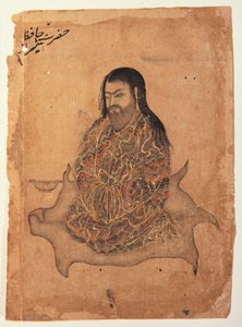 Een derwisj, zittend in contemplatie, c.1650 door Indian School