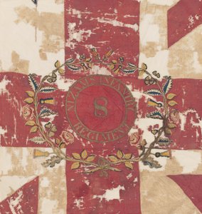 Middelpunt van de Eerste of Koninklijke Kleur, 8e Regiment Infanterie, Nizam