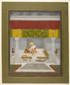 Chitarman II (Kalyan Das), Muhammad Shah die de liefde bedrijft, ca.1735