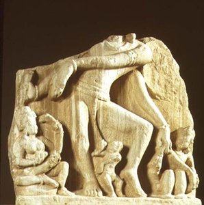 Beeld van Natesa, Chittorgarh, Rajasthan, Pratihara dynastie door Indian School