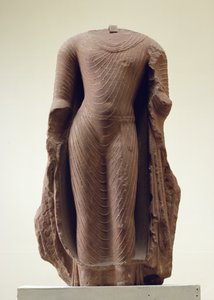 Beeld van een staande Boeddha, Jamalpur, Mathura