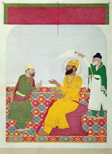 Guru Govind Singh (1666-1708) 1815-25 door Indian School