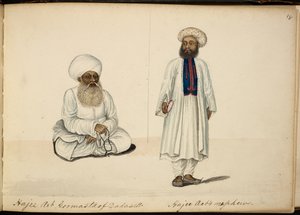 Haji Ayub Gumasta van Dadasett; zijn neef door Indian School