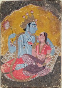 Krishna en Radha, c.1690-1700