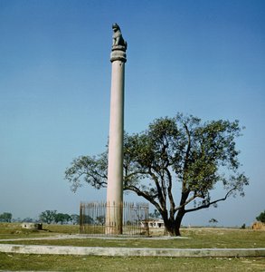 Leeuwenpilaar van keizer Ashoka, ca.264-223 v.Chr.
