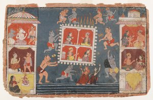 Pagina uit een Verspreide Bhagavata Purana Serie, ca. 1610-1650