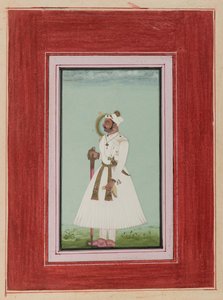 Portret van Rao Vir Singh, ca. 1780-1790 door Indian School
