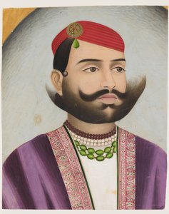 Portret van een man, mogelijk begin 20e eeuw door Indian School