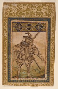 Portret van de Portugese admiraal Albuquerque, c.1615 door Indian School