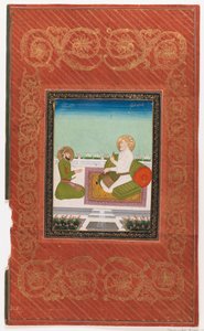 Shahzadeh Azam en Shahzadeh Bidarbakht, 1875-1900 door Indian School