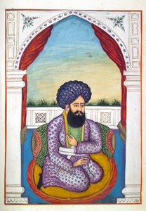Sirdar Mohammad Sultan Khan, uit Het Koninkrijk van Punjab, zijn Heersers en Hoofden, deel II, een volume van 30 aquarelstudies door een onbekende Indiase kunstenaar, ca. 1840