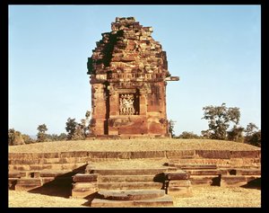 Tempel van Vishnu, ca. 500 AD door Indian School