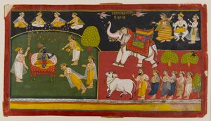 Ongeïdentificeerde scène, Aurangabad, c.1725 door Indian School
