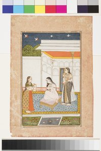 Vilaval Ragini van Hindol, c.1745 door Indian School