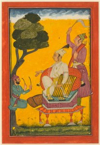 Vivaca Ragaputra, een blad uit de Ragamala-serie door Indian School