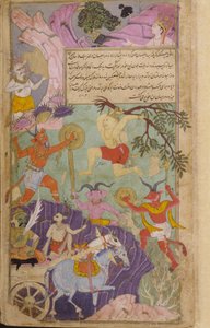 Hanuman en de apen vallen de demonen aan, waardoor Indrajita het offer moet onderbreken dat hem onoverwinnelijk zou maken door Indian School