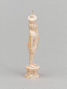 Witte pion, schaakstuk, India, ca. 1820 door Indian School