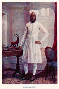 Indiase Inboorlingen: Mohamedaan (gekleurde foto)