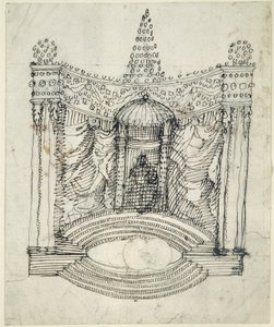 Een troon door Inigo Jones