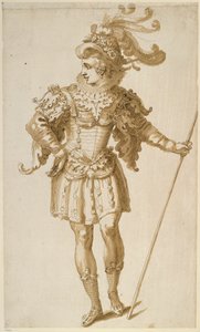 Begeleiding van de hertog van York door Inigo Jones