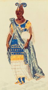 Masquer: een dochter van Niger, ca. 1608