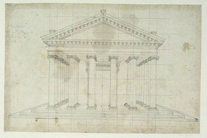 De Tweede Tempel van Diana, c.1635 door Inigo Jones