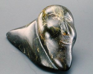 Lachende man, uit Cape Dorset