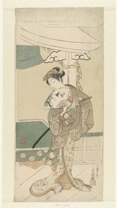 Acteur als danseres door Ippitsusai Bunchō