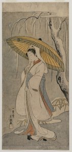 Segawa Kikunojo II als de Reigermaagd uit de serie Ichimura Theater, 1770